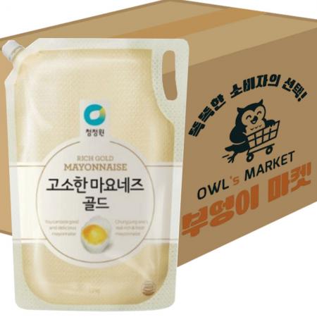 [박스판매] 청정원 고소한 마요네즈 스파우트 3.2kg * 4EA