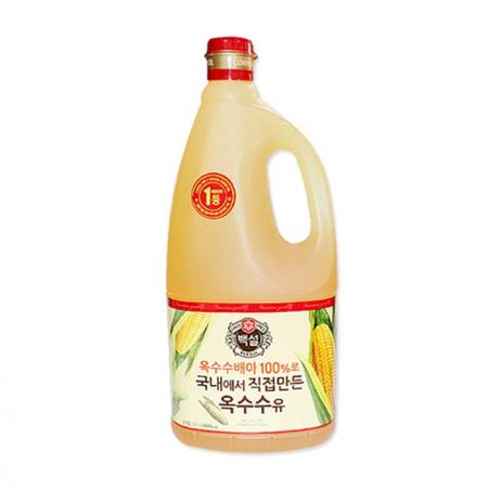 백설 옥수수유 1.8L
