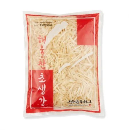 ★초특가★ 삼도 해울찬 백초생강채 채생강 1.3kg 채초생강 백초생강