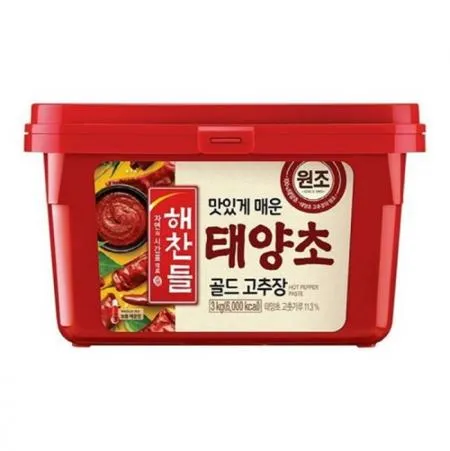 해찬들  태양초골드 고추장 3kg 이미지