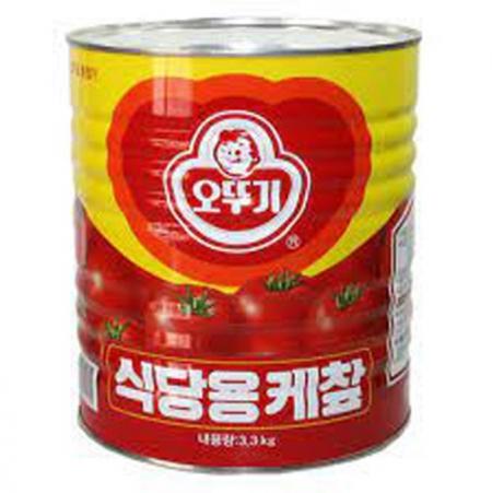 (오뚜기) 식당용 케챂 토마토 케찹 캔 3.3kg