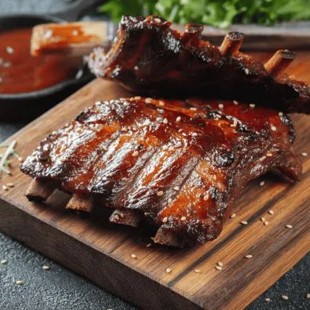 ★한정특가★ 에스푸드 존쿡 바비큐 백립 폭립 450g