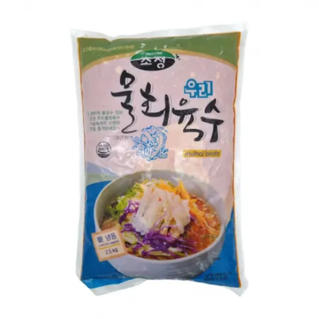 [박스판매] 초정식품 우리 물회육수 2.5kg x 4입 대용량 벌크 이미지