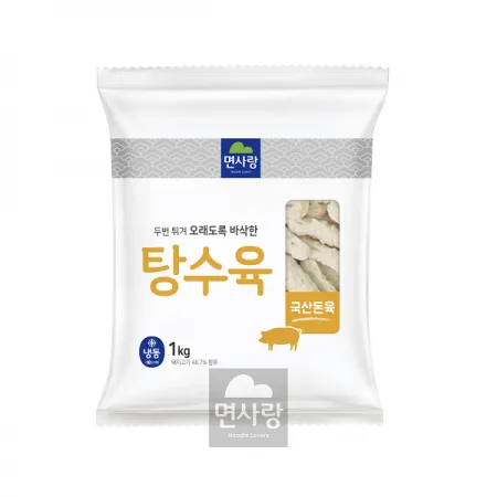 두번 튀겨 오래도록 바삭한 면사랑 통살 탕수육 1kg 이미지