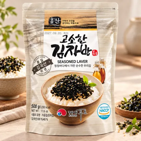 케이푸드 홈찬 고소한 김자반볶음 500g 돌자반 볶음