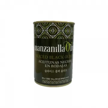 ★초특가★ 오뚜기 직수입 만자니아 블랙올리브슬라이스 405g 프리미엄 스페인산