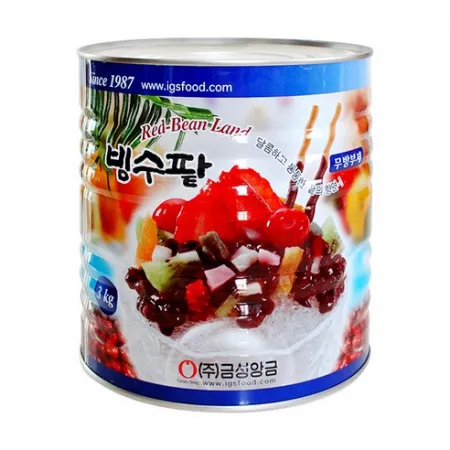 금성 팥나라 빙수팥 3kg 통단팥 무방부제