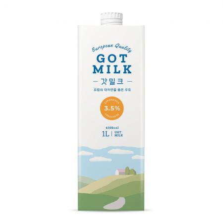★초특가★ 수입 멸균 우유   갓밀크   폴란드산   1000ml 멸균우유
