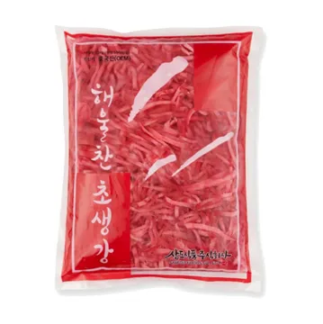 ★초특가★ 삼도 해울찬 적초생강채 채생강 1.3kg 채초생강 홍초생강 생기리쇼가