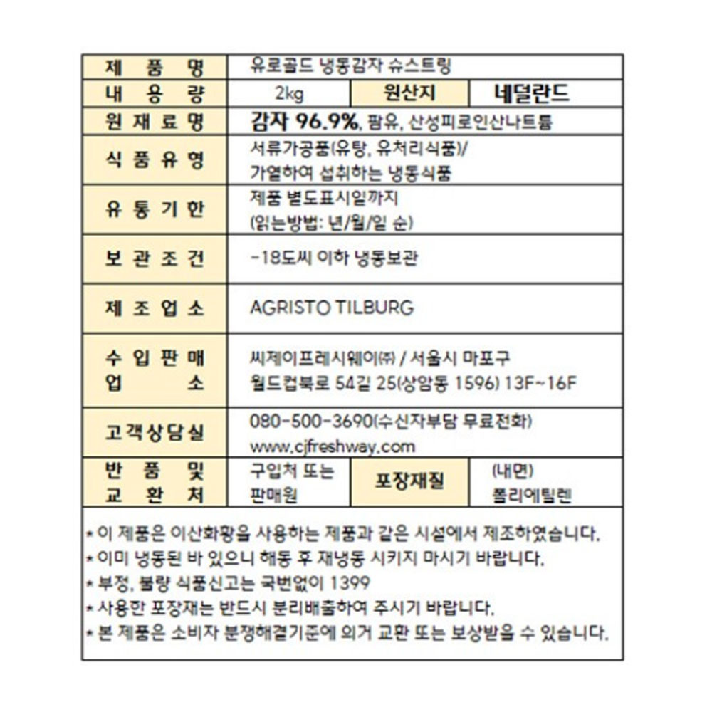 상품정보제공고시