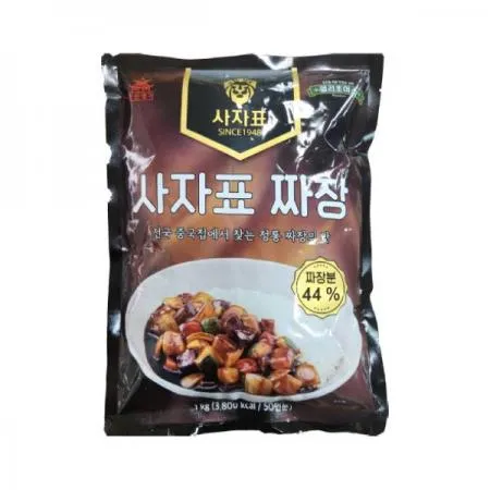 영화식품 중찬명가 사자표 짜장 1kg 짜장분말 함유량 44% 이미지
