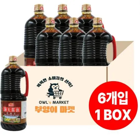[박스판매]해천 노추왕간장 노두유 1.75Lx6입 PET