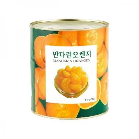 ★초특가★ 삼도식품 밀감 만다린 3kg 업소용 귤 통조림