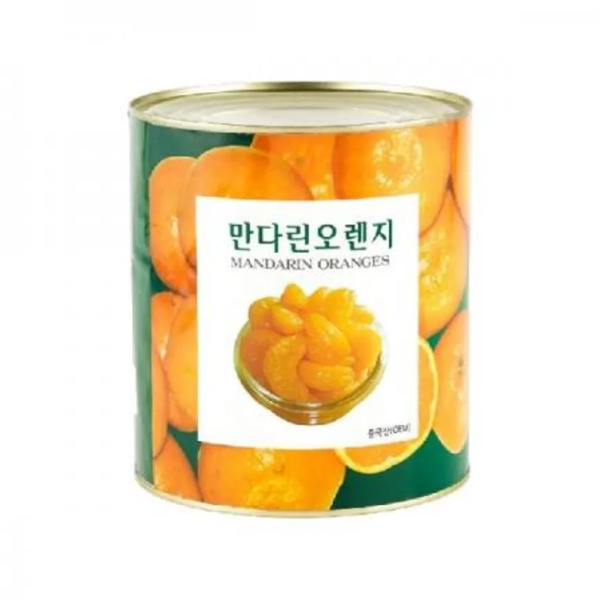 ★초특가★ 삼도식품 밀감 만다린 3kg 업소용 귤 통조림 이미지
