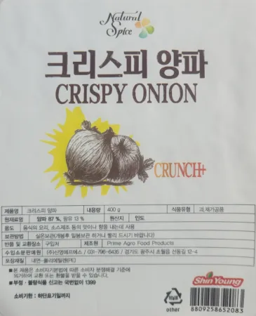 ★초특가★ 신영 크리스피 양파 400g 양파 후레이크 어니언 후라이드 이미지