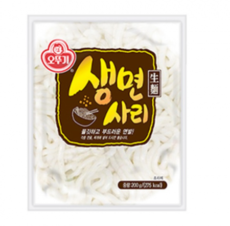 (오뚜기) 생면사리 (우동)  200g 면사리 사리