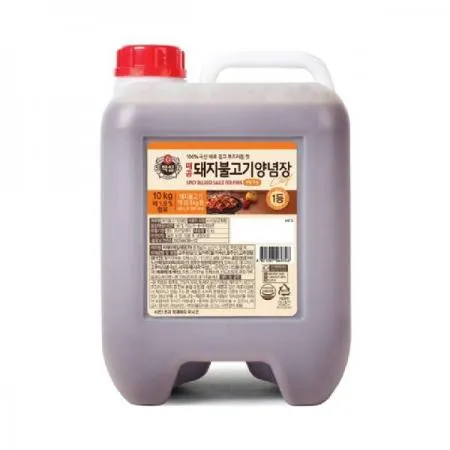 (백설) 돼지불고기양념장 10kg 매운맛 빨간양념 이미지