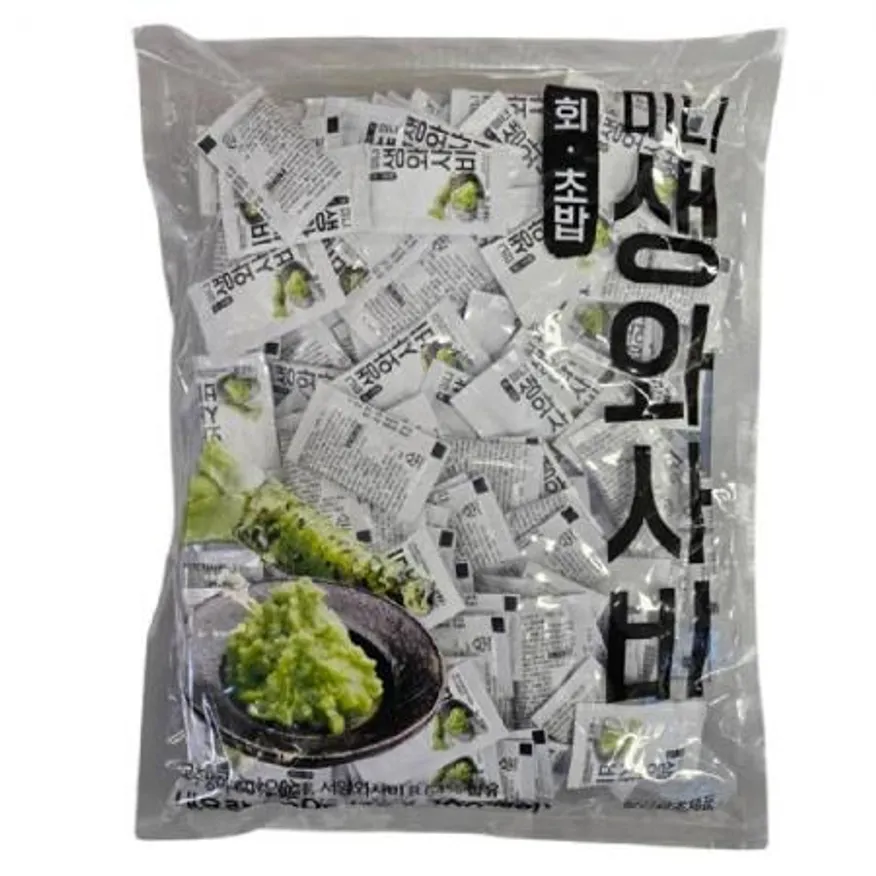 이엔푸드 미니생와사비 3gx200입 일화용 고추냉이 이미지