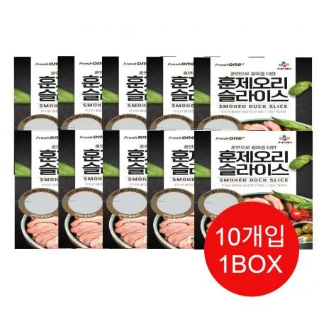 [박스판매] 이츠웰 훈제오리슬라이스 800g * 10개