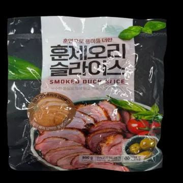 ★초특가★ CJ 이츠웰 훈제오리 슬라이스 800g 훈연으로 풍미를 더한