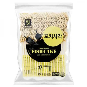 ★초특가★ 아워홈 꼬치사각어묵 640g   32g×20개입   꼬치 꼬지오뎅 접사각