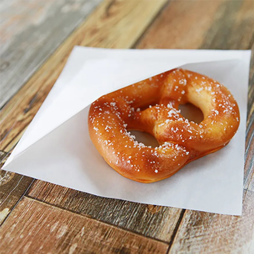 L자봉투 노루지 13x13cm 햄버거 샌드위치 포장지 500매 이미지