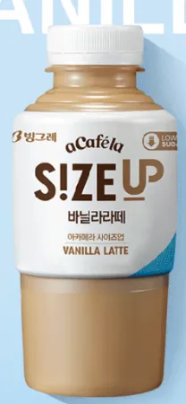 빙그레)아카페라 사이즈업바닐라라떼 350ml 10개