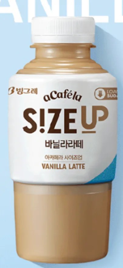 빙그레)아카페라 사이즈업바닐라라떼 350ml 10개 이미지