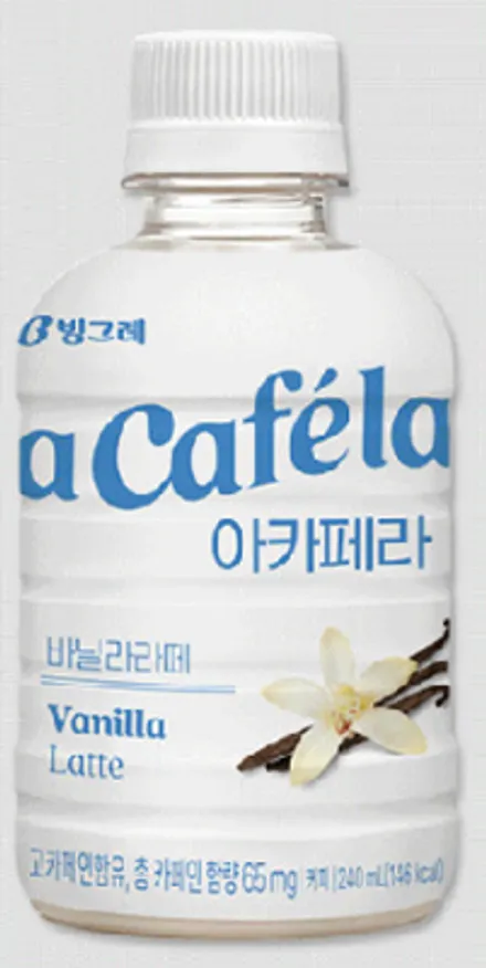 빙그레)아카페라 바닐라라떼 240ml 10개 이미지