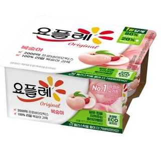요플레 오리지널 복숭아 (85gx4개입) 4EA