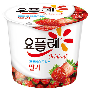 빙그레)요플레 오리지널 딸기홈 180g 12개