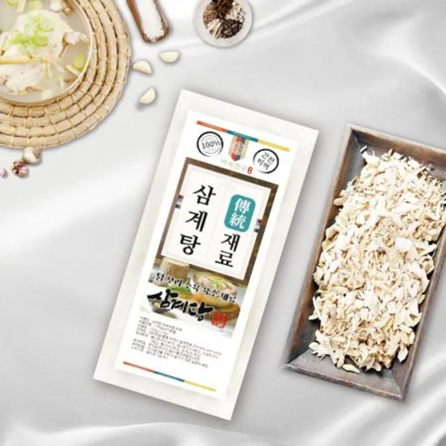 국산 한방 삼계탕 백숙 수육 재료 약재 이미지