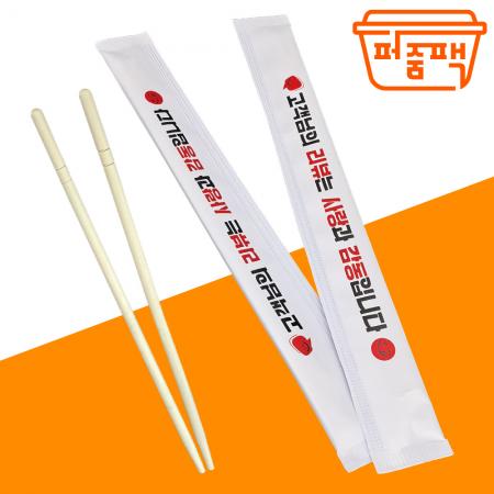 리뷰 종이포장 대나무 젓가락 3000개/ (길이 200mm) 대나무젓가락 나무젓가락