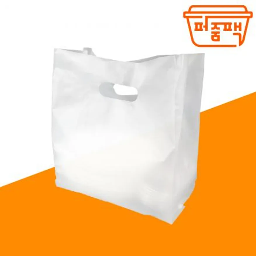 MP-포장비닐 링펀치 무지 소 1000장/ 링타입 배달봉투 비닐봉투 이미지