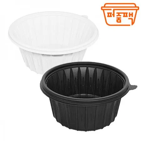 FP-195 냉면용기 대 검정 세트 0.8T 이미지