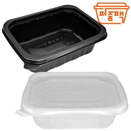 UL-미니 사각반죽 300 검정 세트/ 죽용기