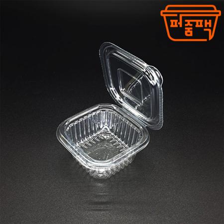 JH-사각원터치 소/ 투명 소스 반찬 용기