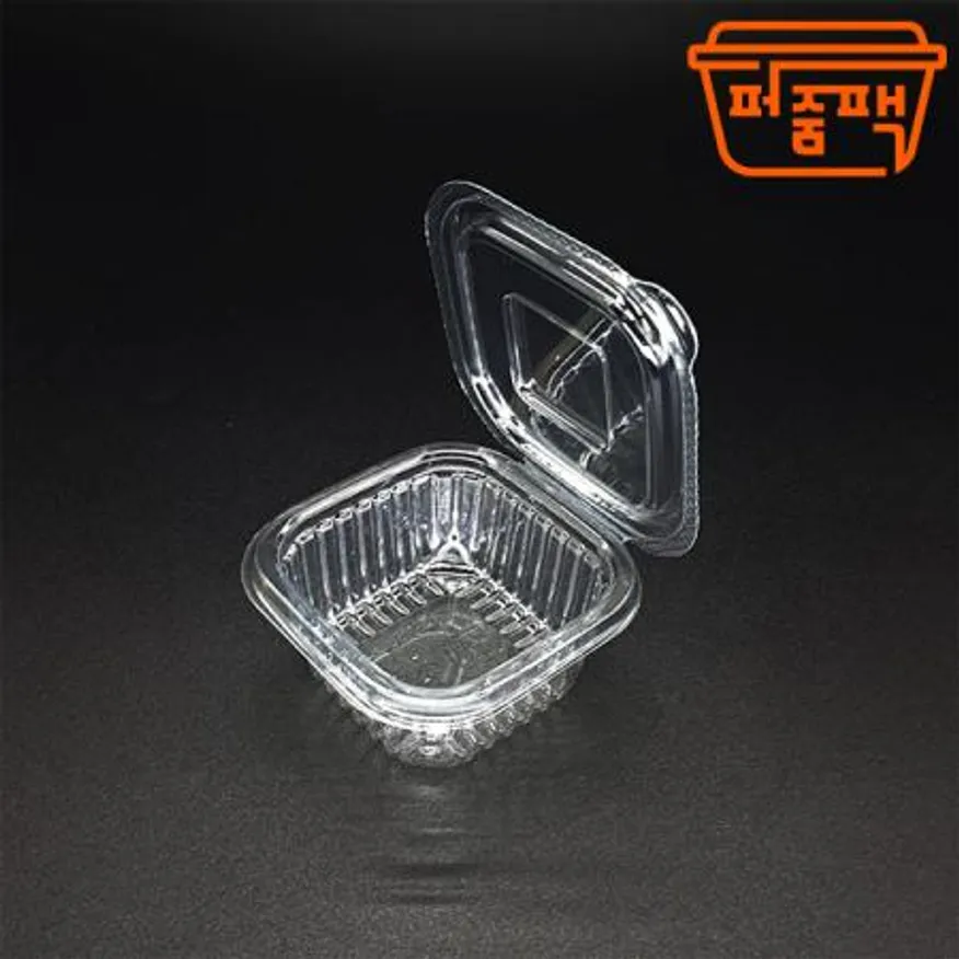 JH-사각원터치 소/ 투명 소스 반찬 용기 이미지