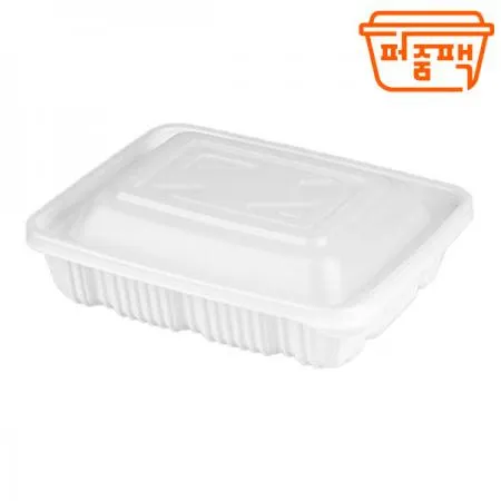 JH-J2 사각찜용기 소 백색 세트