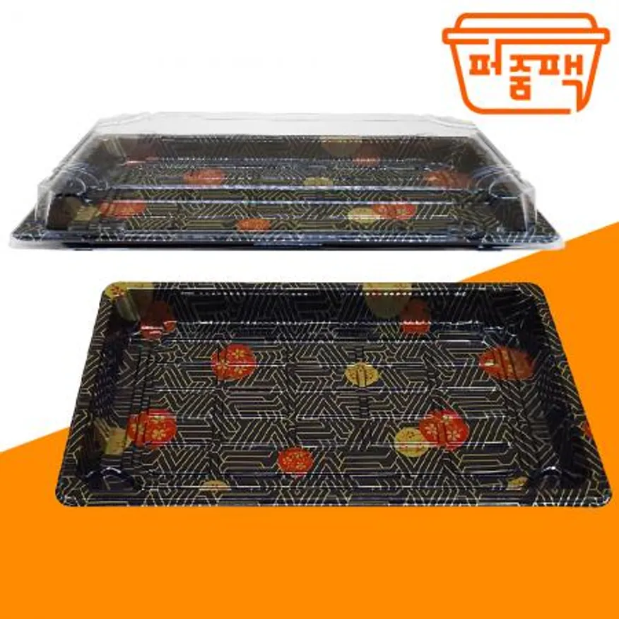 JY-09 초밥용기 꽃무늬 세트 이미지