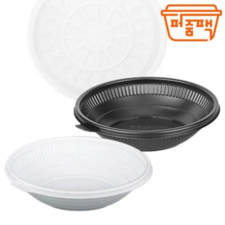HG-845호 210파이 짜장용기 백색 세트 이미지