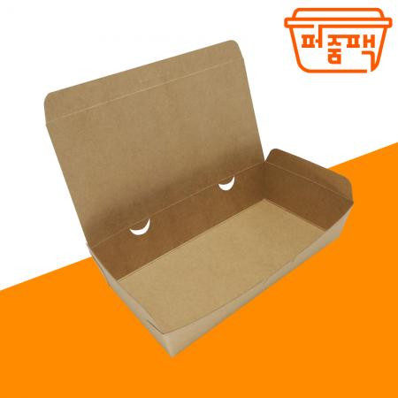 HUA-종이도시락 크라프트 2호 400개/ 종이용기