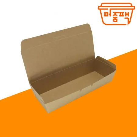 HUA-종이도시락 꼬마 크라프트 600개 종이용기