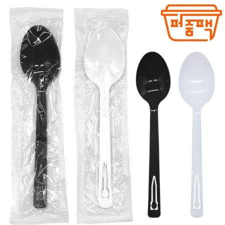 MP-일회용 수저(이쑤시개형) 검정 (낱개)