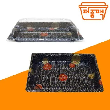 JY-05 초밥용기 꽃무늬 세트