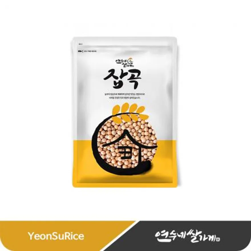 국산 백태 1kg 메주 대두 콩 이미지