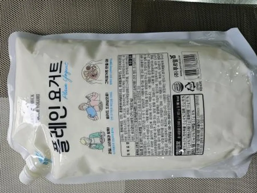 푸르밀 플레인요거트 대용량 2Kg 4봉 이미지