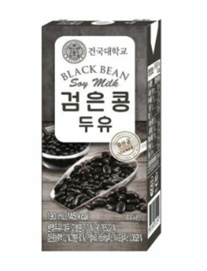 건국유업 검은콩두유 190ml 24팩 1박스 이미지