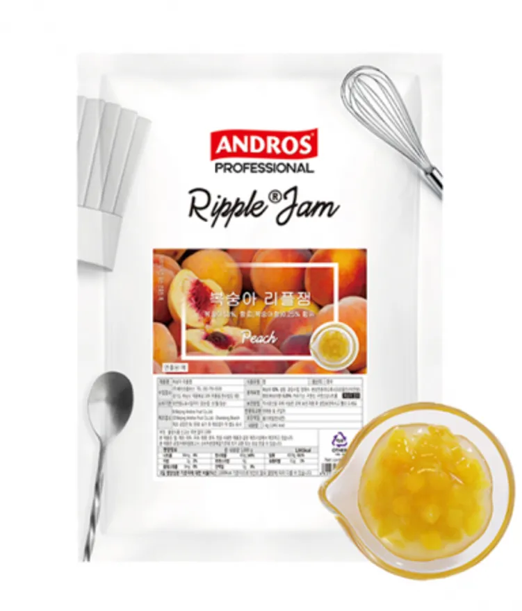 앤드로스 복숭아 리플잼 1kg*6팩 이미지