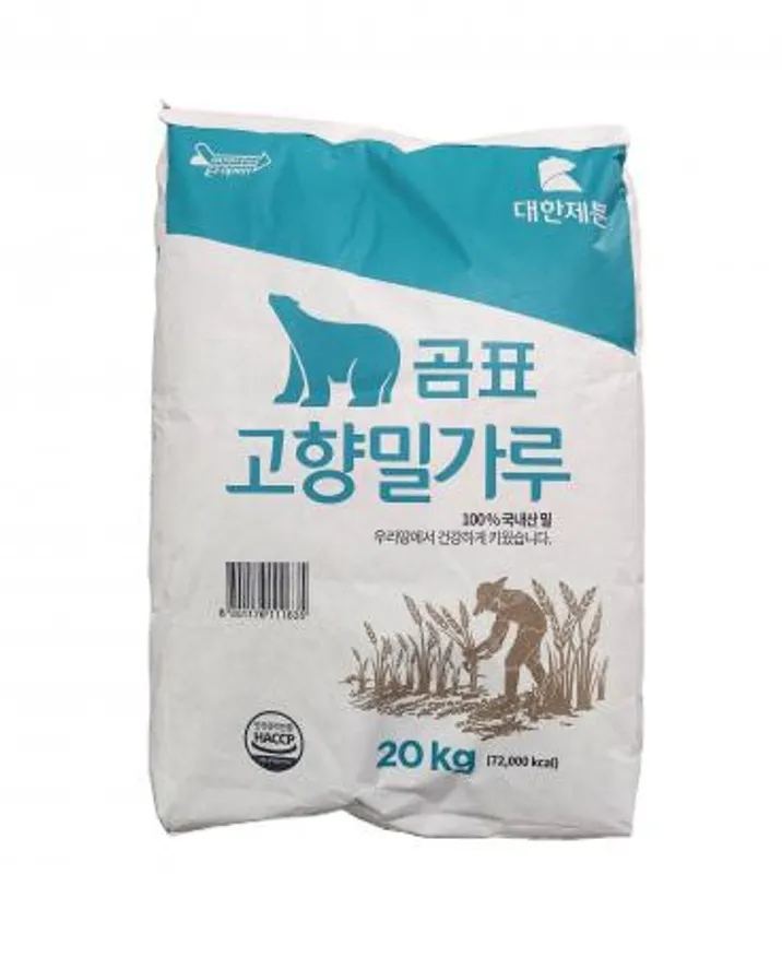 대한제분 곰표 고향밀가루 (100%국산밀) 20kg 이미지